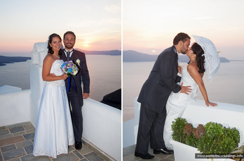 Santorini Spring Wedding