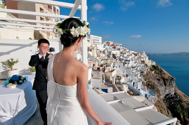 santorini weddings