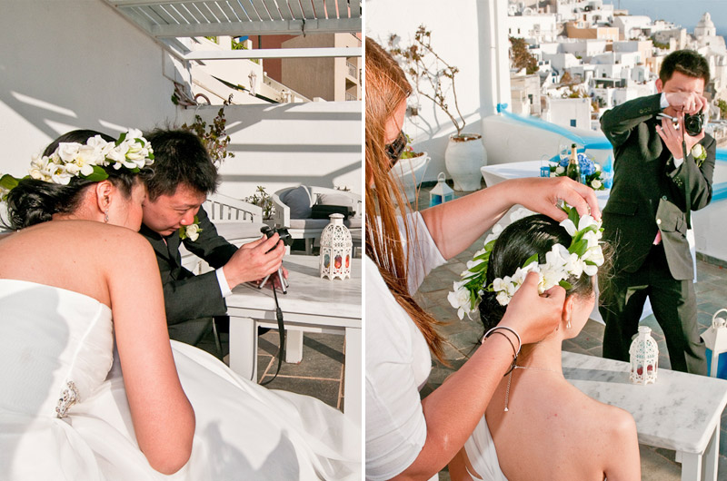 santorini weddings