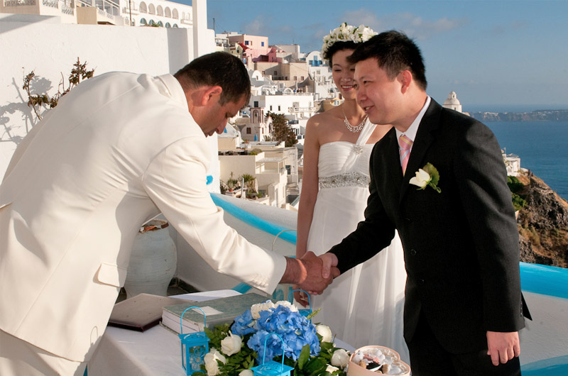 santorini weddings