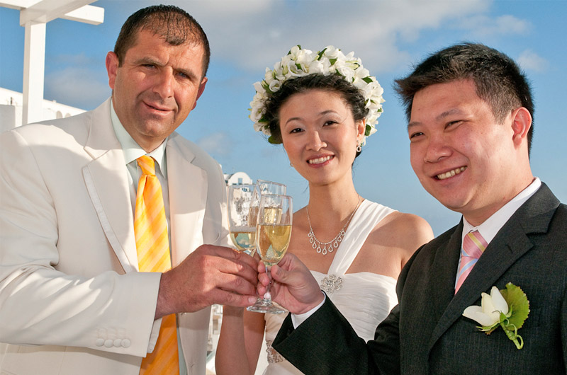 santorini weddings