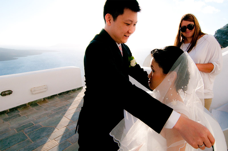 santorini weddings