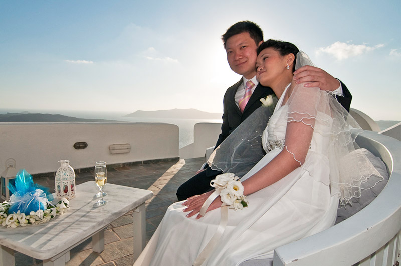 santorini weddings