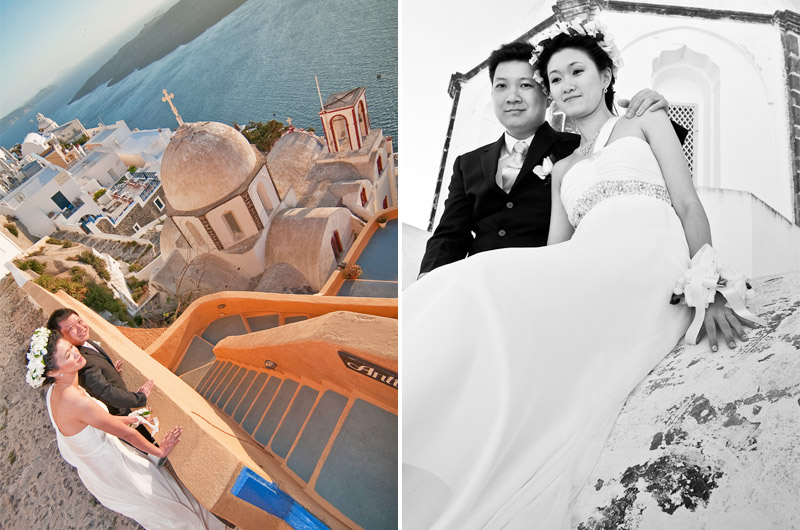 hotel loucas santorini wedding