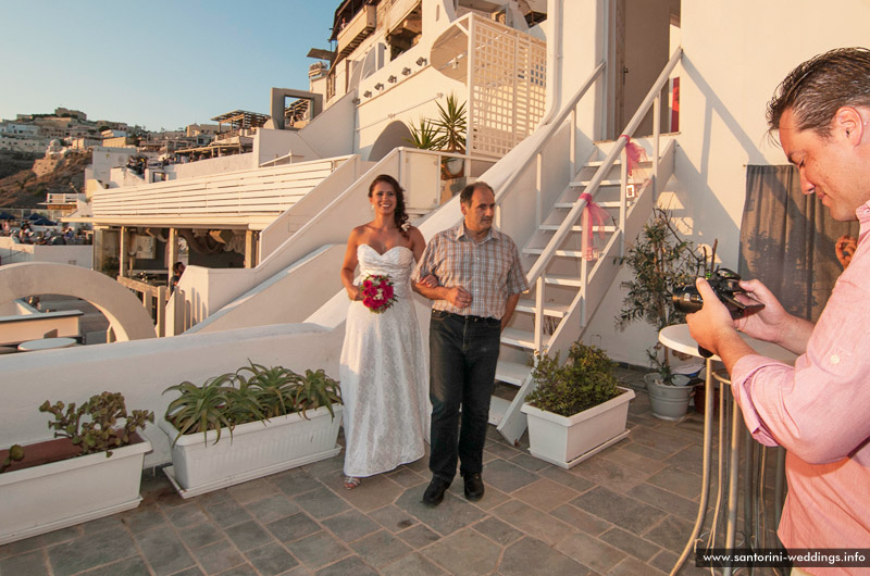 Wedding in Santorini