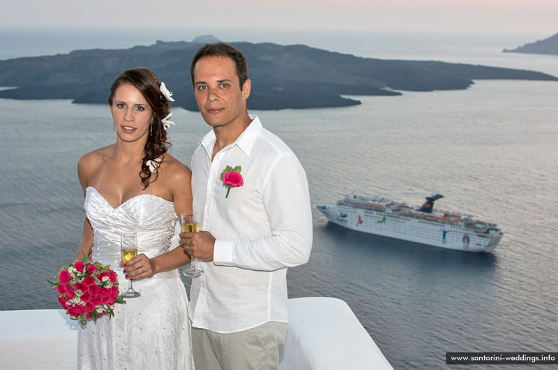 Wedding in Santorini