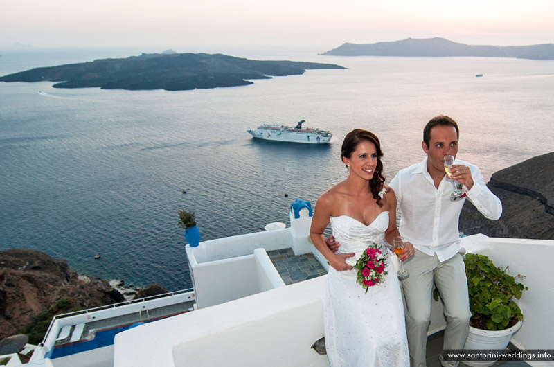 Wedding in Santorini