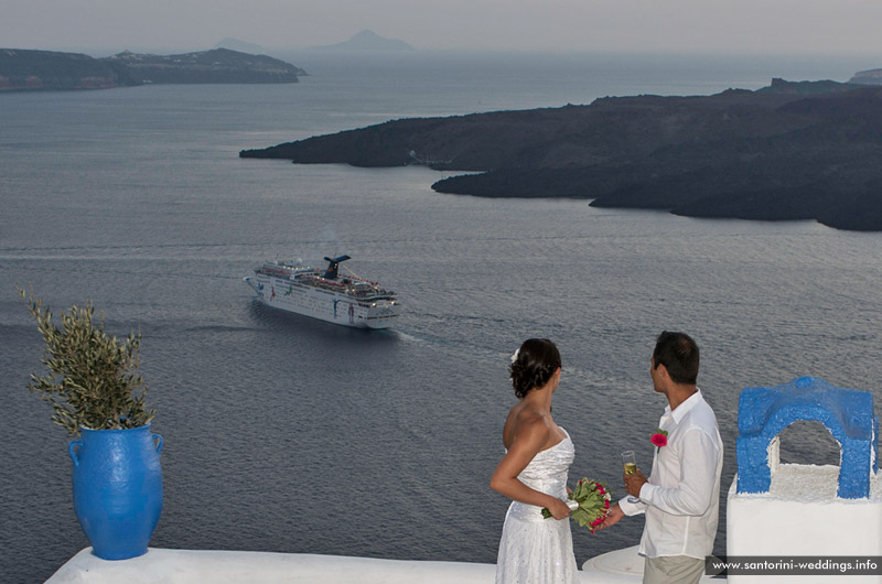 Wedding in Santorini