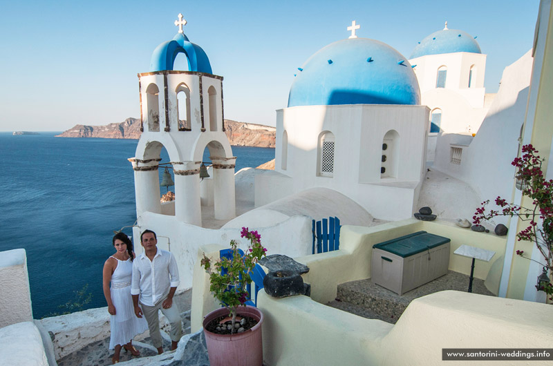 Wedding in Santorini