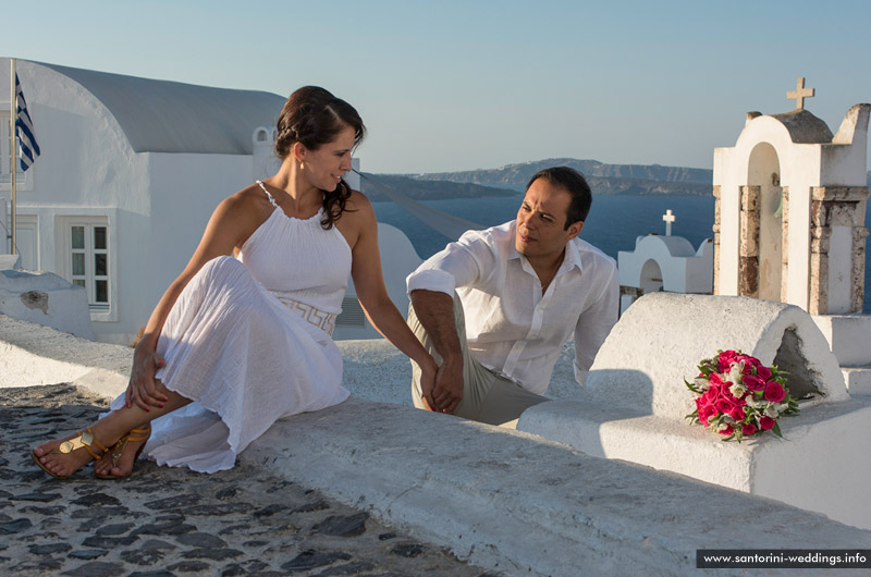 Santorini Weddings / Loukas Hotel