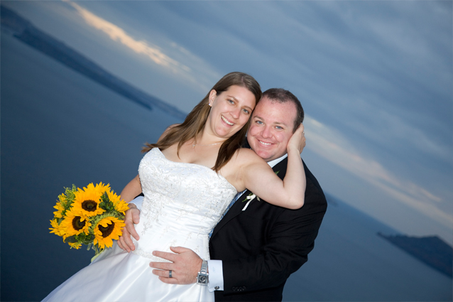 greek wedding oia santorini