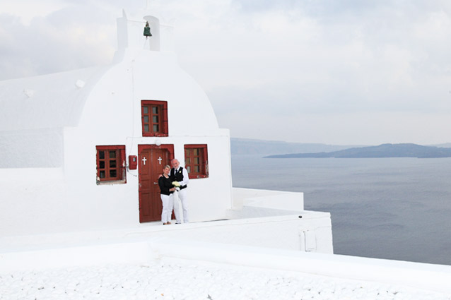 wedding in santorini