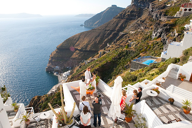 santorini weddings