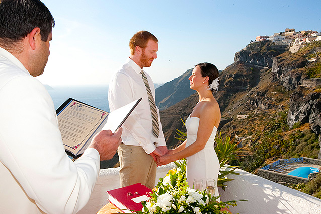 santorini weddings