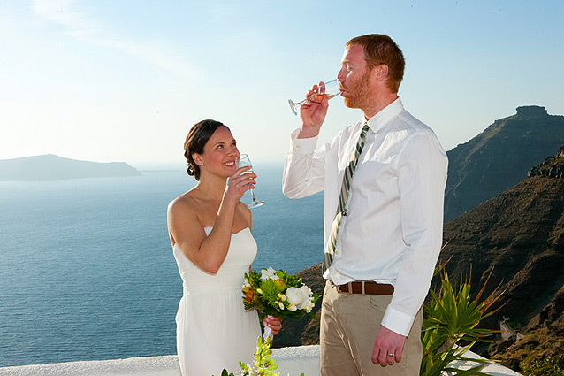 santorini weddings