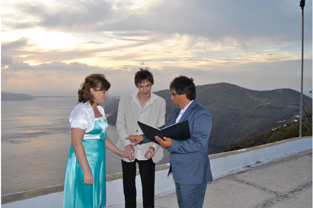 santorini weddings