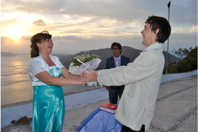 santorini weddings