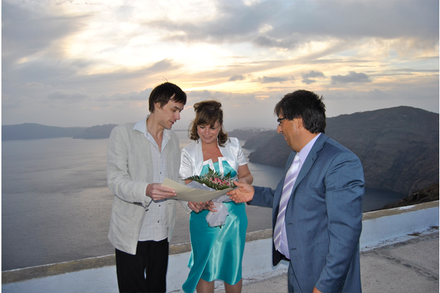 santorini weddings