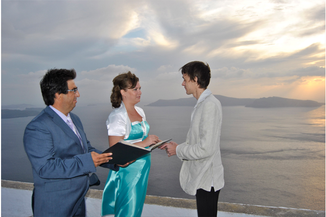 santorini weddings