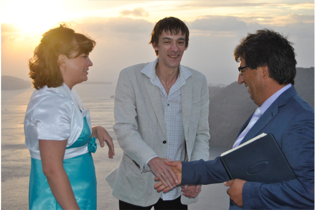 santorini weddings