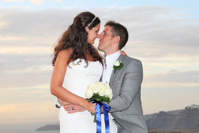 wedding in santorini