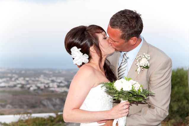 wedding santorini