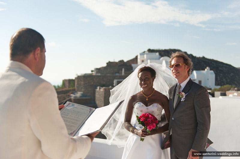 san antonio wedding santorini