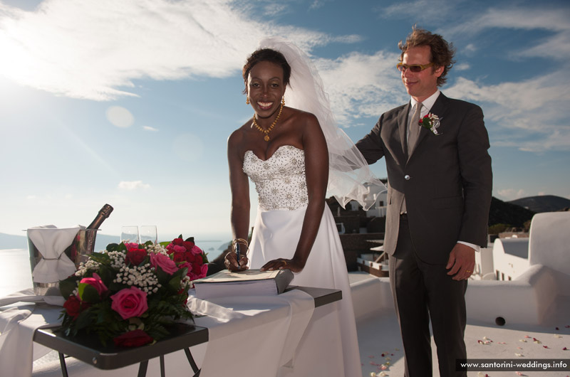 santorini weddings