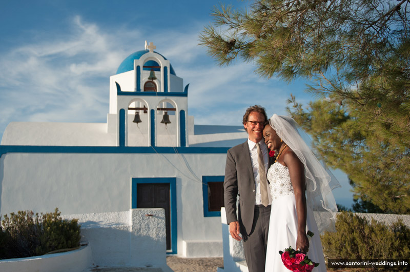 san antonio wedding santorini