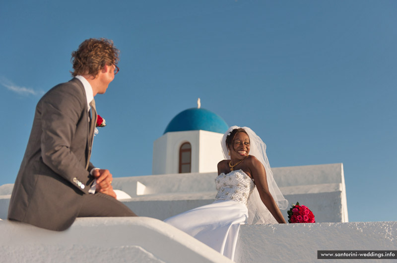 san antonio wedding santorini