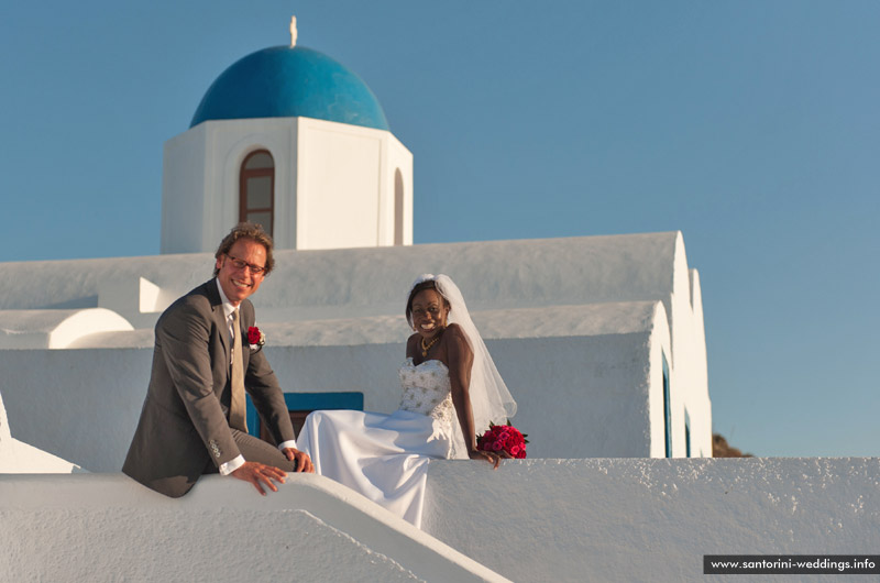 san antonio wedding santorini