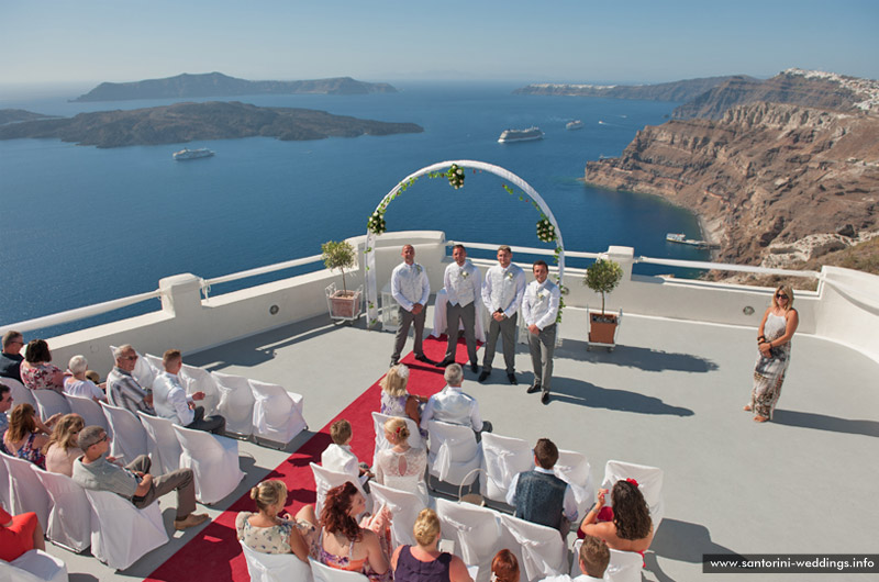 santorini weddings