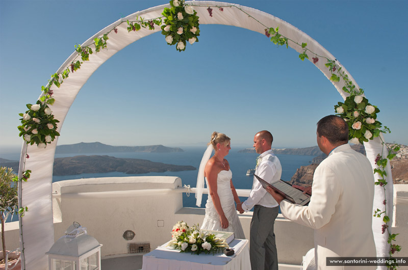 santorini weddings