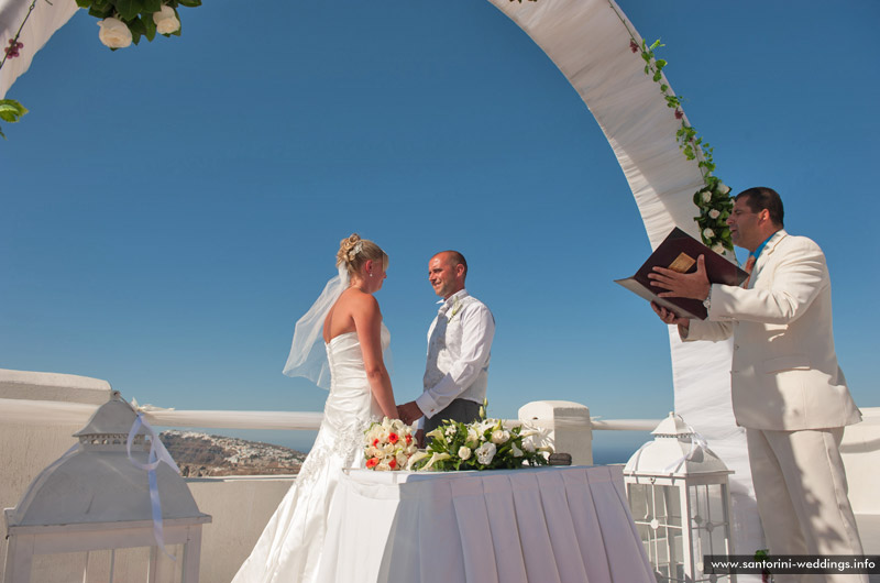 santorini weddings