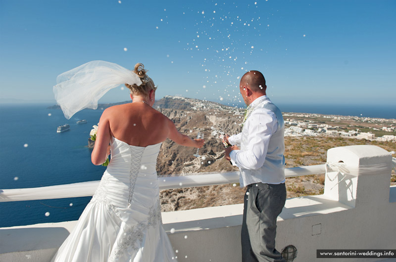 santorini weddings