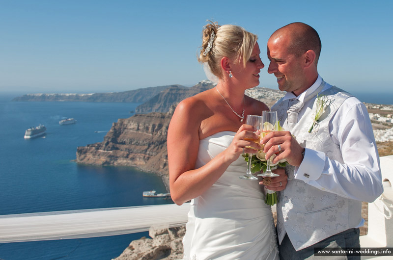 santorini weddings