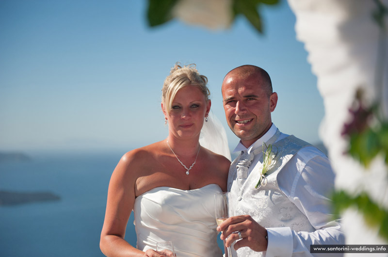 santorini weddings