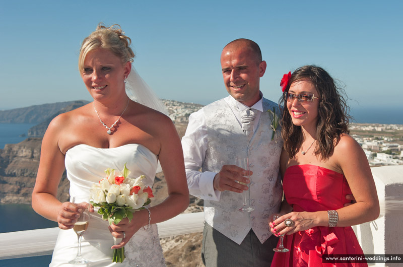 santorini weddings