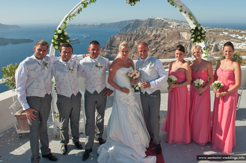 santorini weddings