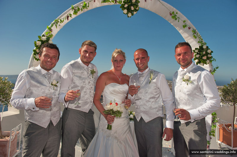 santorini weddings