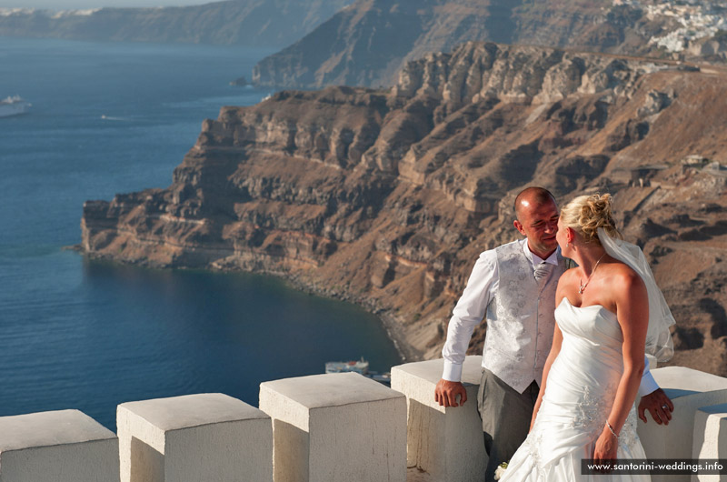 santorini weddings