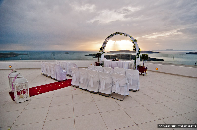 Wedding in Santorini