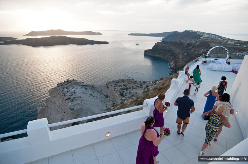 Wedding in Santorini