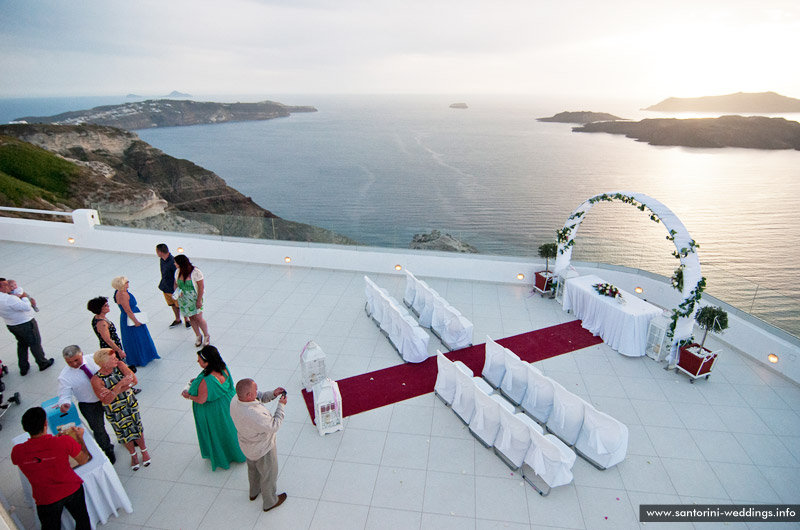 Wedding in Santorini