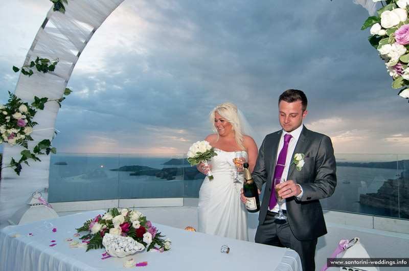 Wedding in Santorini