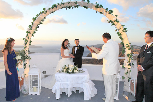 santo wines wedding santorini