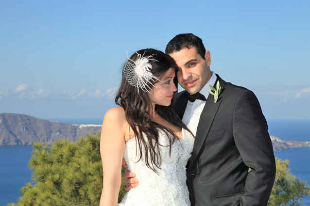 wedding in santorini