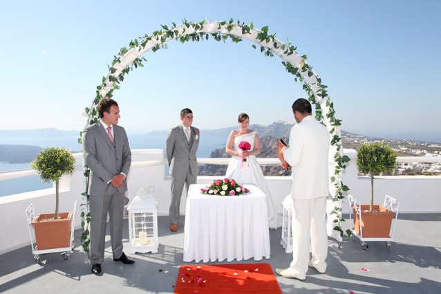 santorini weddings