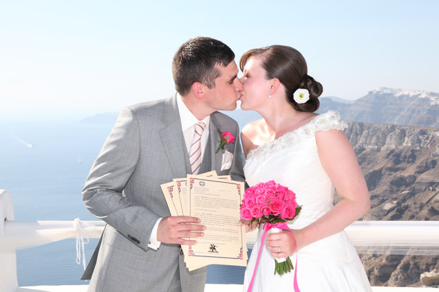 santorini wedding