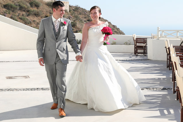 wedding in santorini